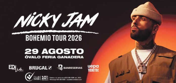 Nicky Jam - Bohemio Tour 2026